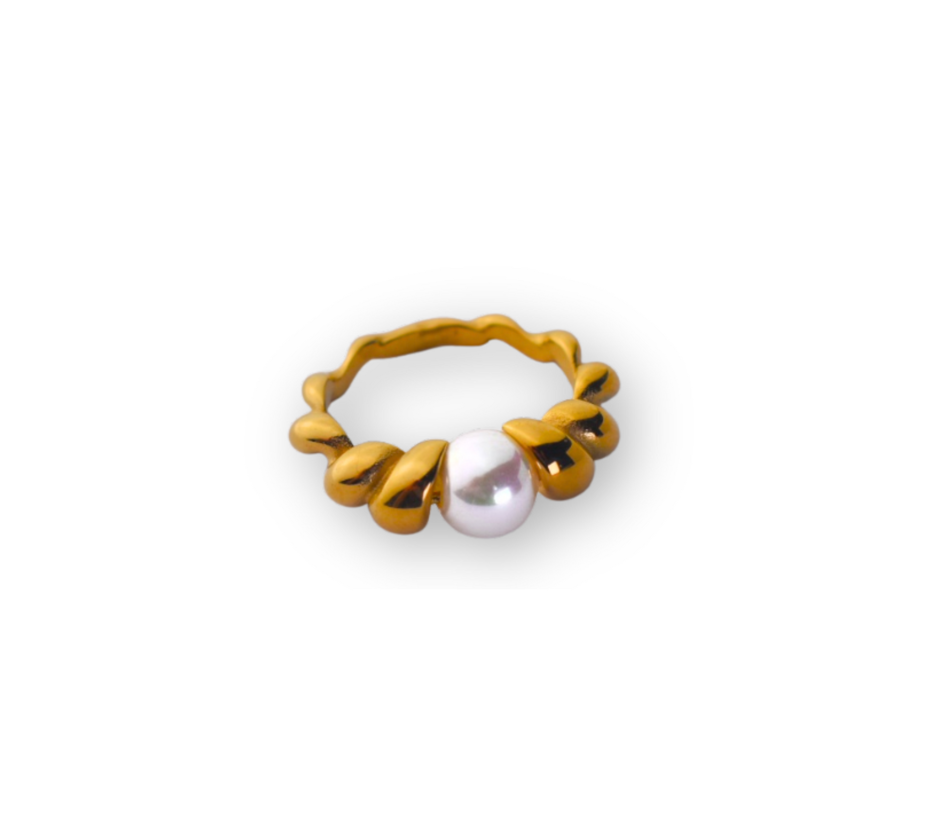 Rope Pearl Ring