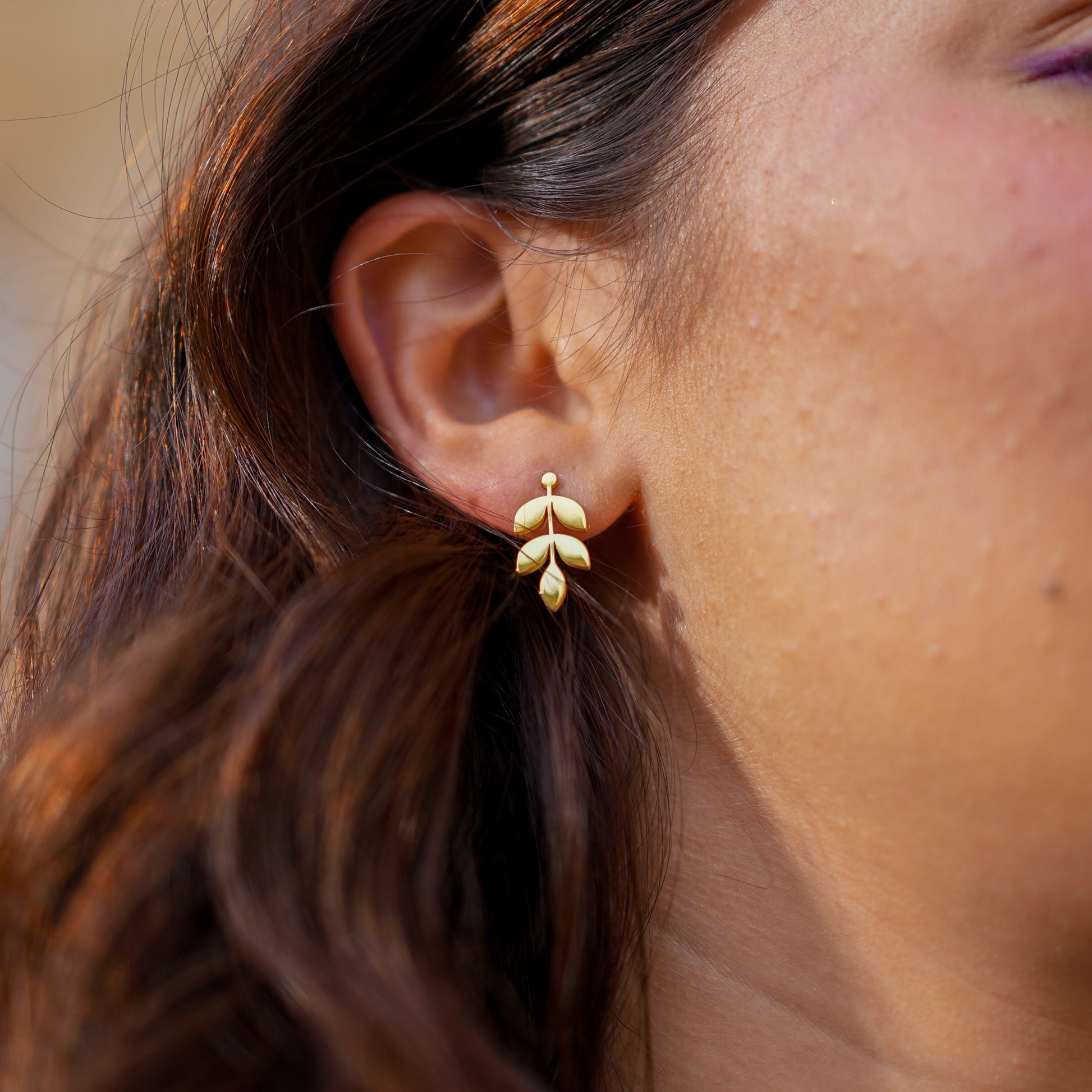 Leaf Lace Studs