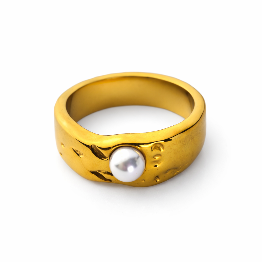 Chunky Ring Pearl