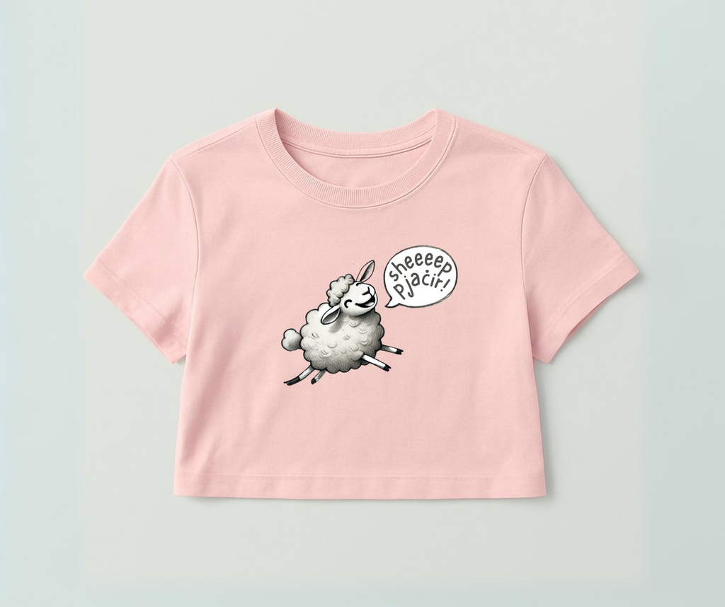 SHEEP PJAĊIR! - crop top