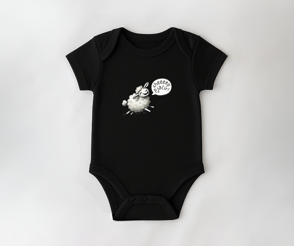 SHEEEEP PJAĊIR! Baby Bodysuit