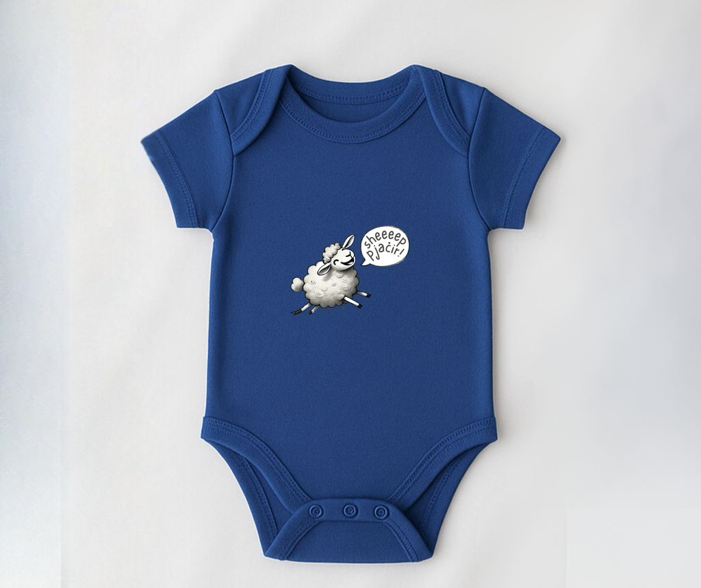 SHEEEEP PJAĊIR! Baby Bodysuit