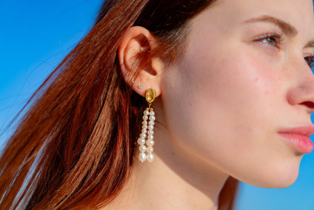 Earrings Drop Pearl