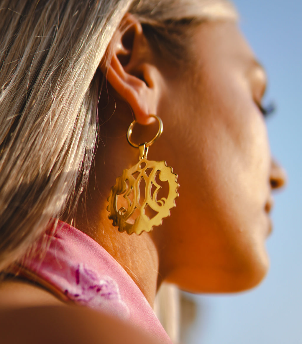 Għażżiela  Gold Earrings Pendants