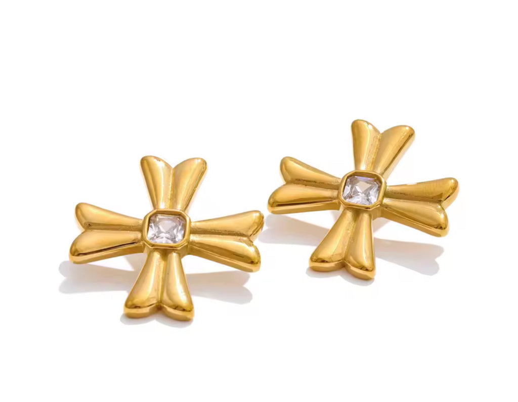 Salib ta’ Malta Studs