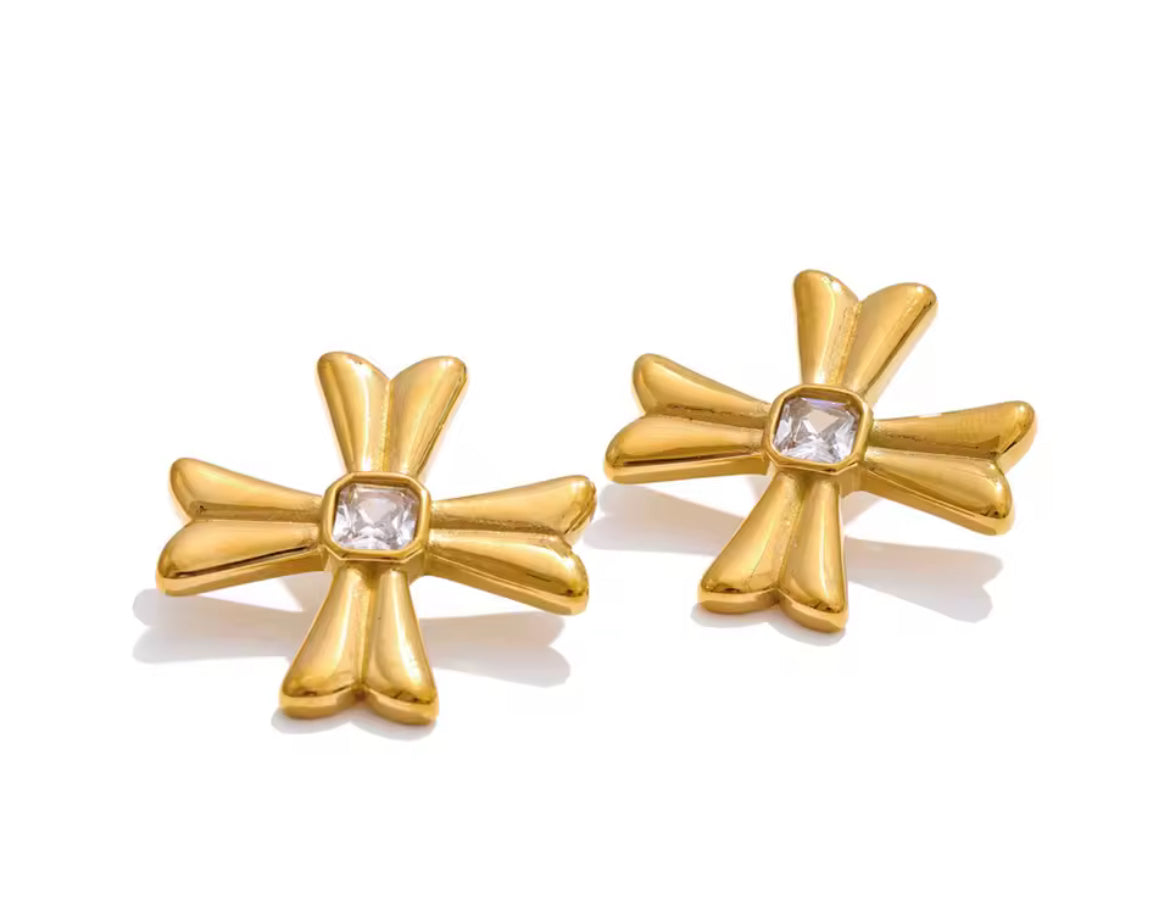 Salib ta’ Malta Studs