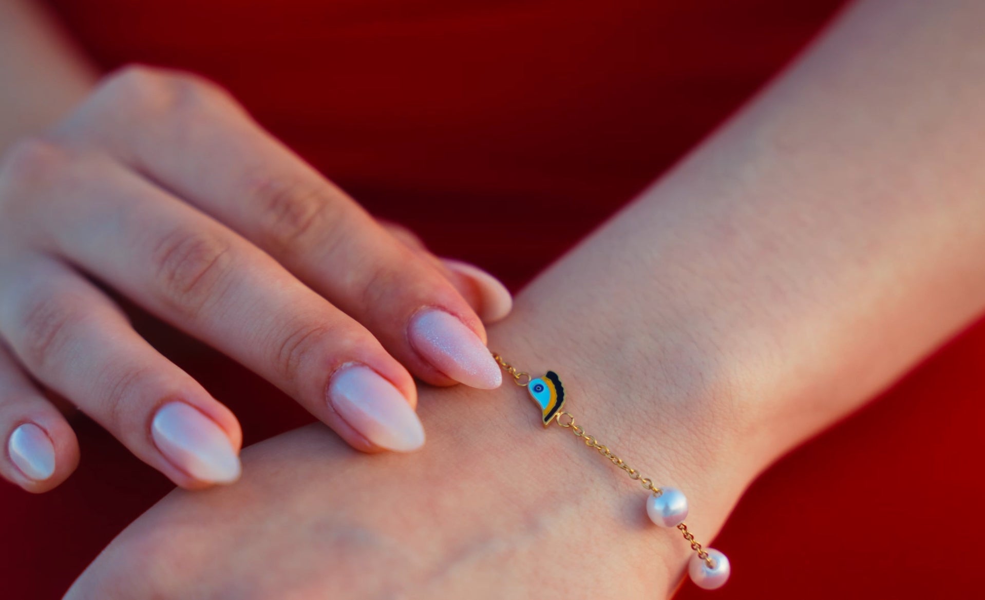 Eye Luzzu Pearl Bracelet