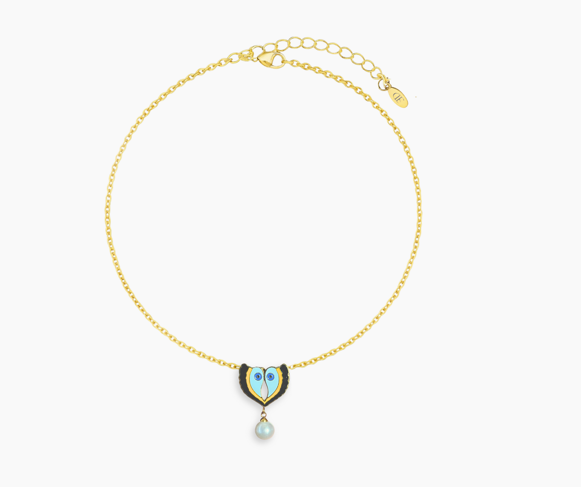 Luzzu Eye Necklace Pearl