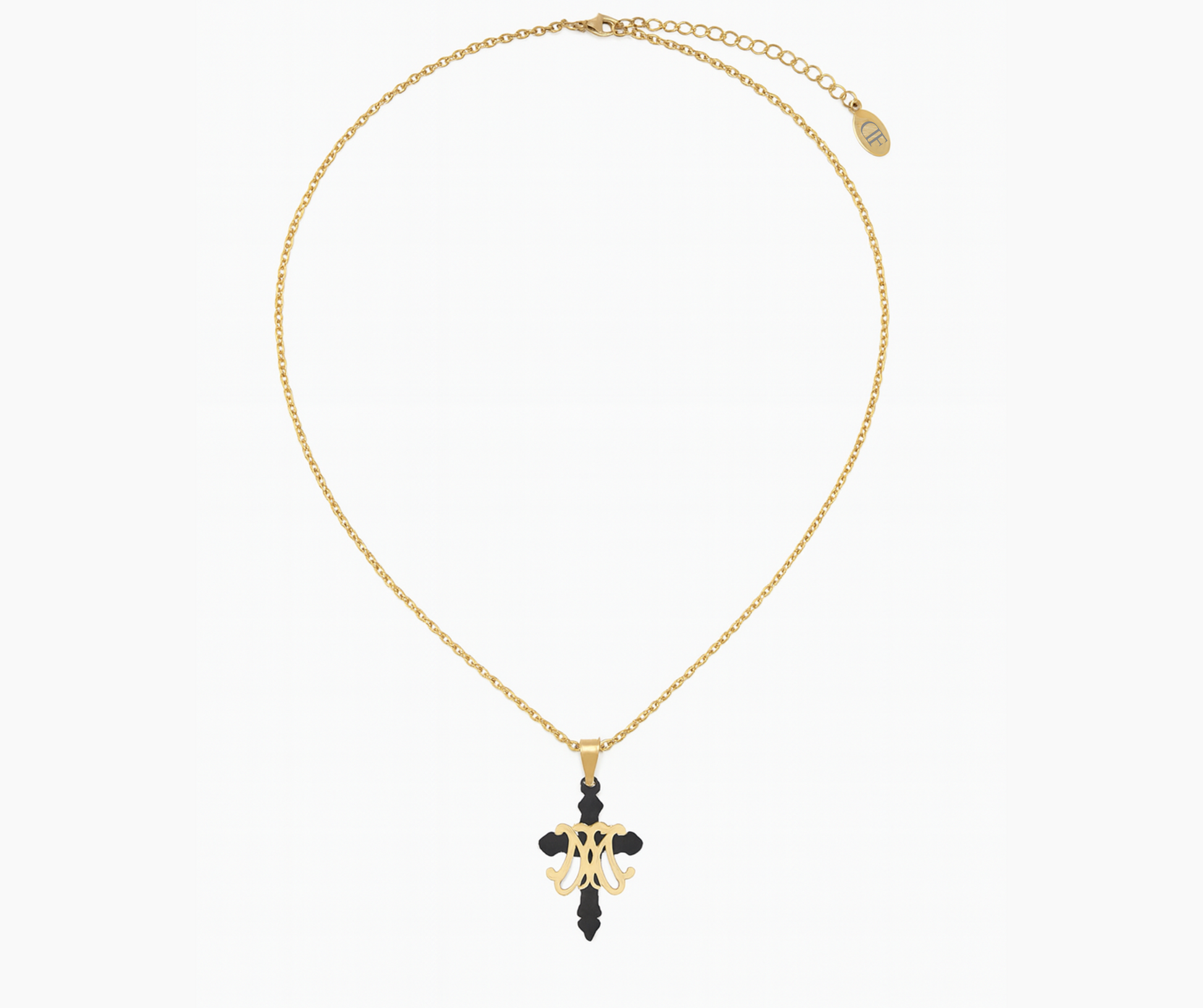 Pompea Cross Pendant Necklace