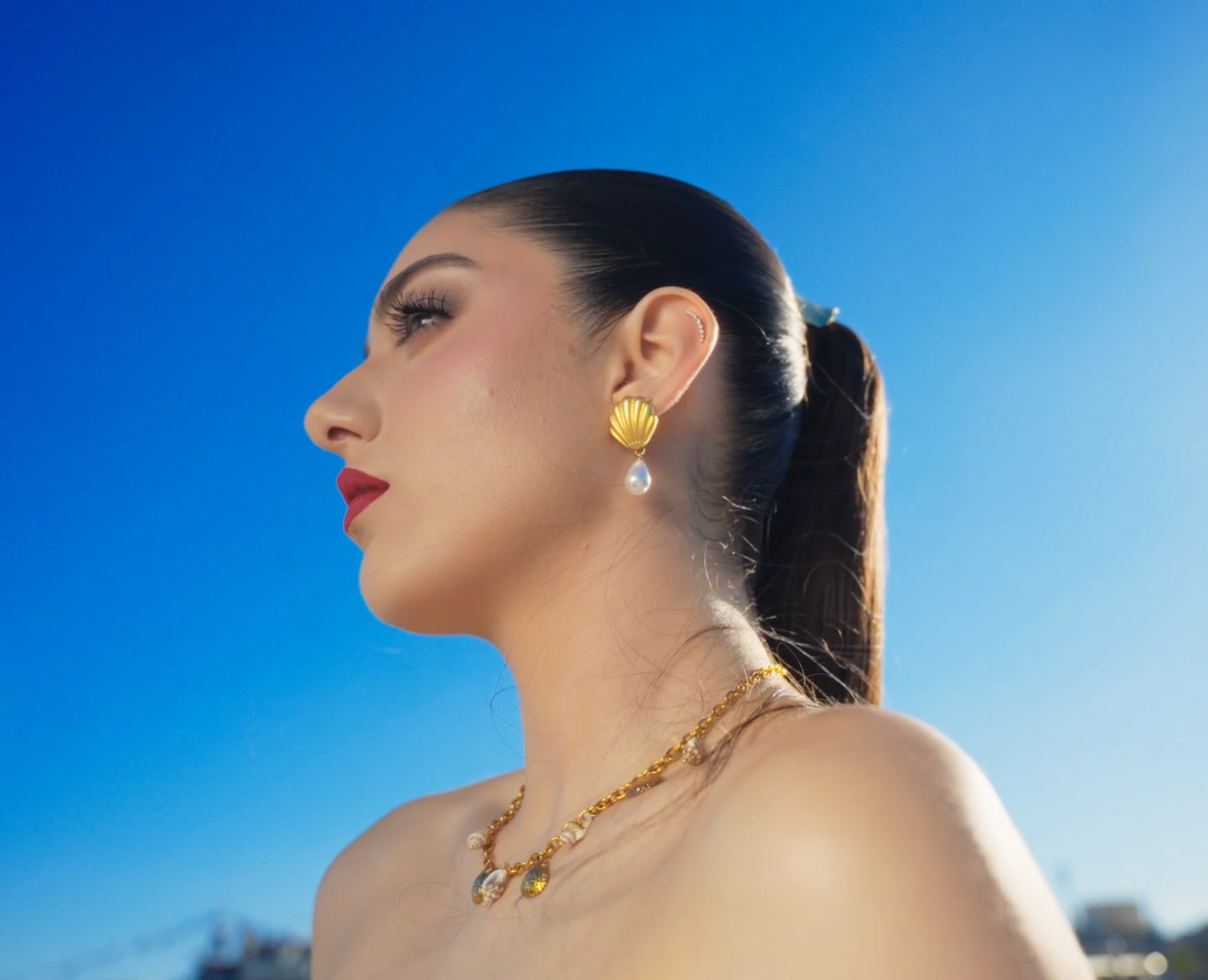 Shells Earring Pearl