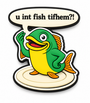 u int fish tifhem?!  Crocs Shoe Charm
